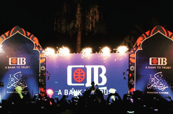 CIB EGYPT — SIGNAGE + LIVE EVENT